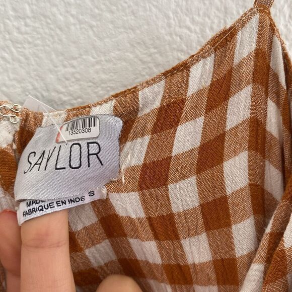 Saylor Gingham Yellow Jumpsuit - Picture 5 of 7